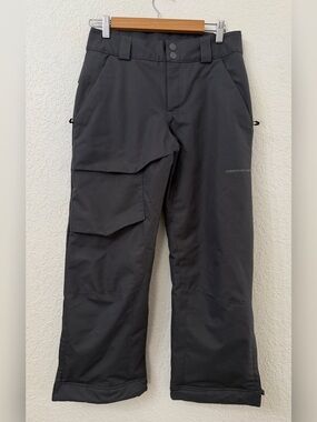 Obermeyer Brisk Pant Youth Gray Outdoor Cargo Snow Pants - L
